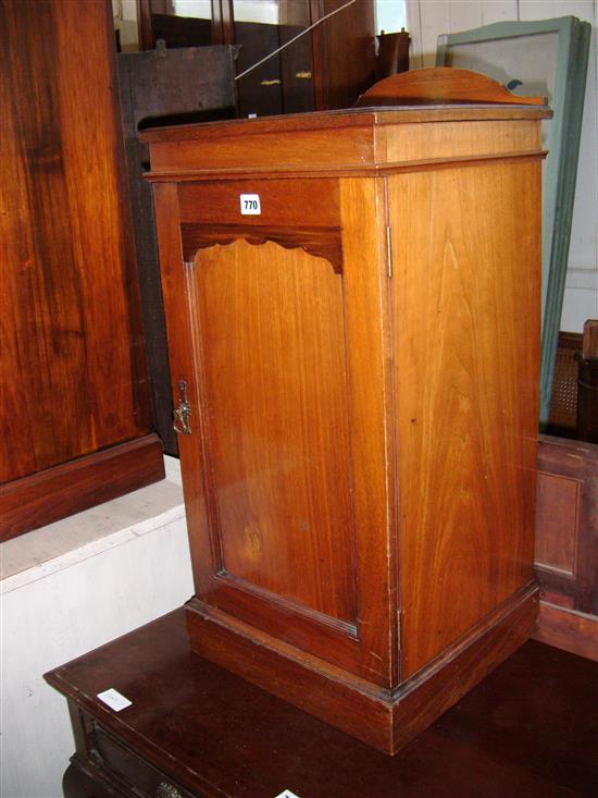 Shoolbred  mahogany pot cupboard